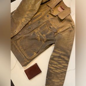 Vintage Filson Tin Cloth Short Lined Cruiser Jacket